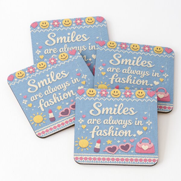 Item preview, Smiles are always in fashion: Aesthetic knitwear design designed and sold by Mauswohn.