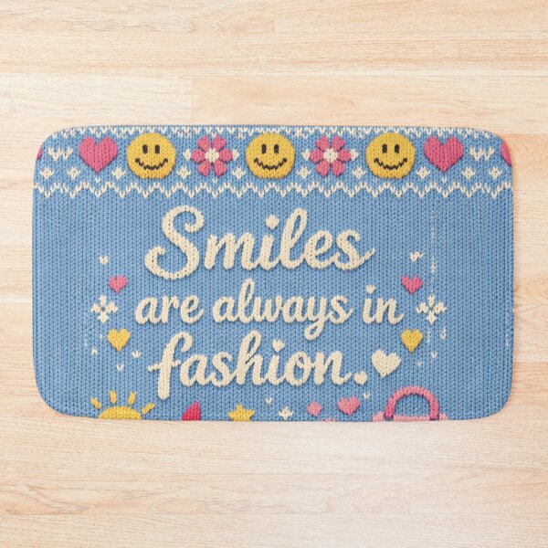 Item preview, Smiles are always in fashion: Aesthetic knitwear design designed and sold by Mauswohn.