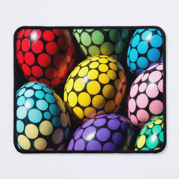 Artikelvorschau, Feier der bunten Ostereier mit Polka-Dots entworfen und verkauft von PixelVibe782.