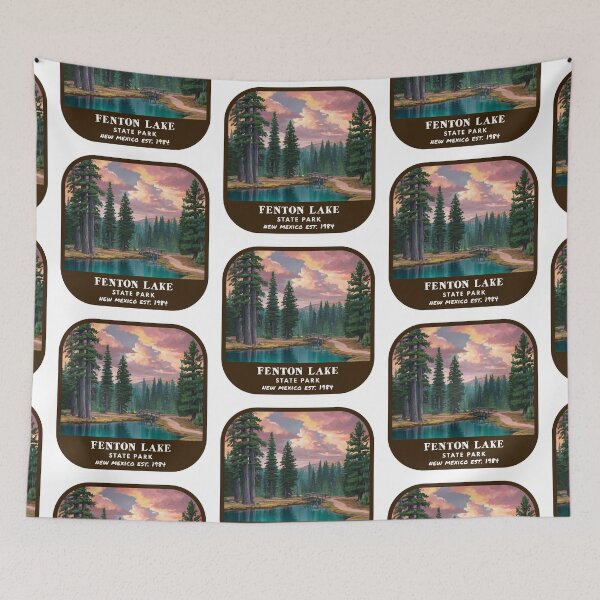 Item preview, Vintage Fenton Lake State Park (New Mexico) designed and sold by RabbitK.