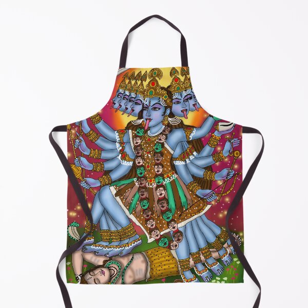 Item preview, Kali Maa Spiritual Artwork – Hindu Mythology Goddess Illustration designed and sold by Harshit_Digital_Arts.