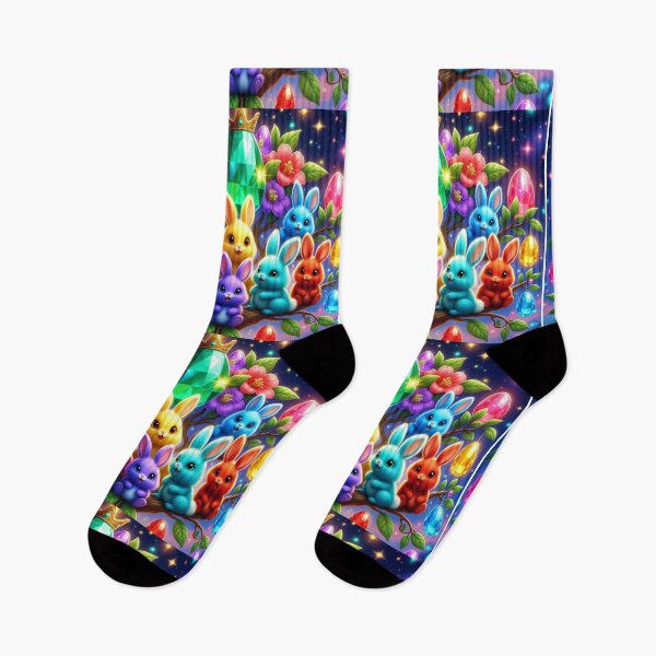 Item preview, Magical Rainbow Easter Bunny Tree designed and sold by PixelVibe782.