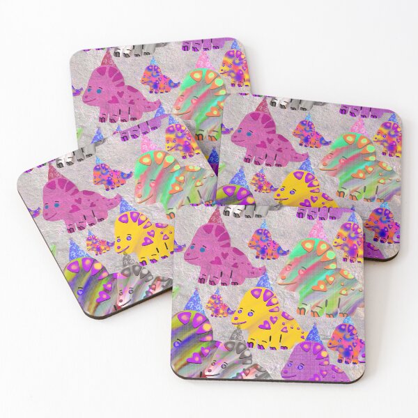 Item preview, Cute Kawaii Pink Dinosaur Pattern designed and sold by Victoria Rose.