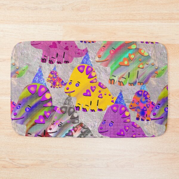 Item preview, Cute Kawaii Pink Dinosaur Pattern designed and sold by Victoria Rose.