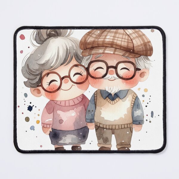 Item preview, Cute Grandparents Love Watercolor designed and sold by PixelVibe782.