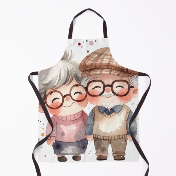 Item preview, Cute Grandparents Love Watercolor designed and sold by PixelVibe782.