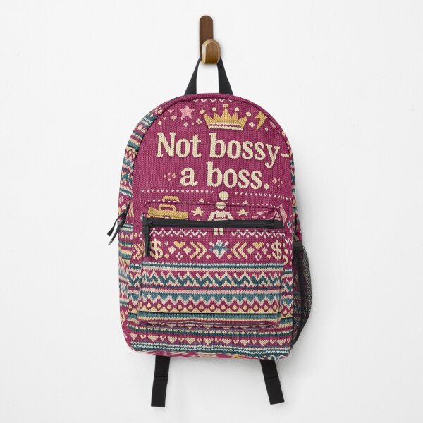 Item preview, Not bossy a boss: Aesthetic female empowerment knitwear design designed and sold by Mauswohn.
