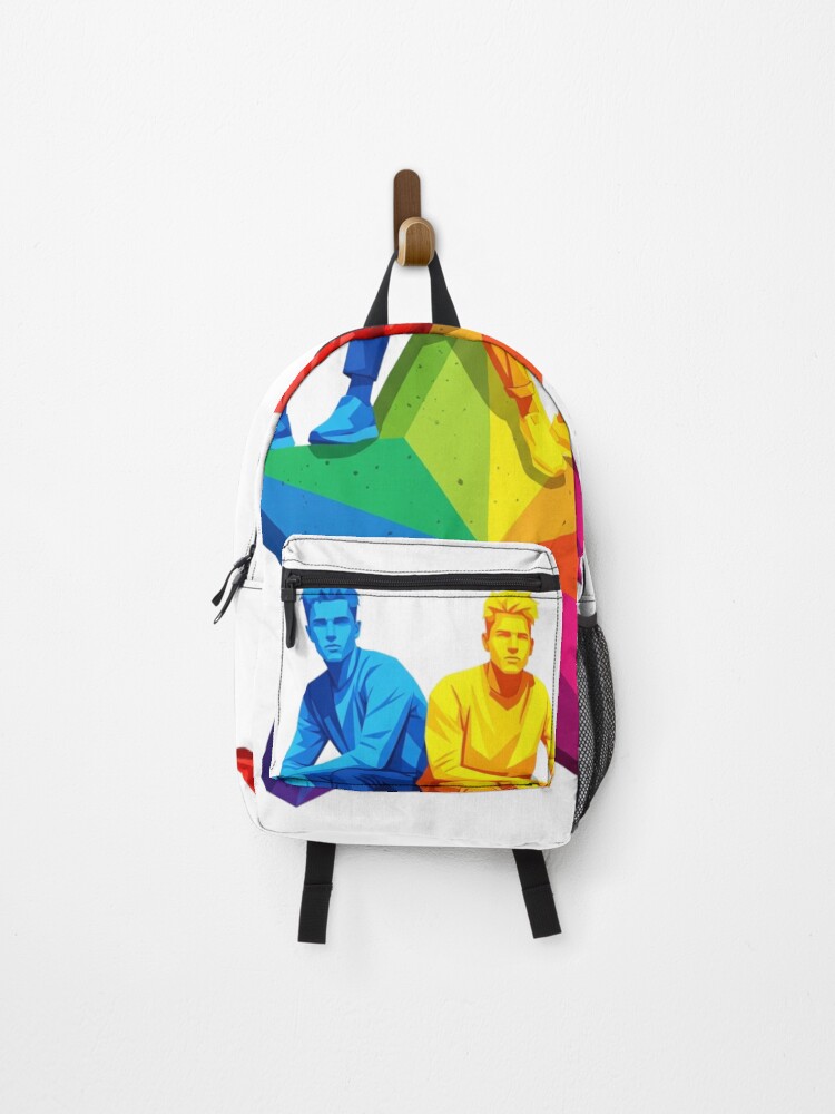 Thumbnail 1 of 3, Backpack, Three-colored man designed and sold by Runglavan.