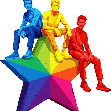 Artwork thumbnail, Three-colored man by PP&RAINBOW SHOP
