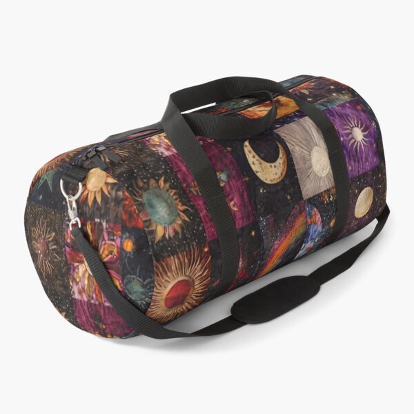 Item preview, Celestial Sun Moon Stars Patchwork | Vintage Cosmic Astrology Collage designed and sold by flowerpower999.