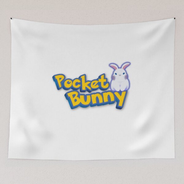 Item preview, Pocket Bunny – Cute Monster Style Bunny designed and sold by UUniqueIImprint.