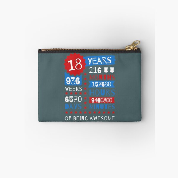 Item preview, 18 Years Of Being Awesome - Splendid 18th Birthday Gift Ideas designed and sold by MemWear.