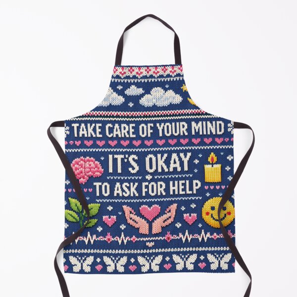 Item preview, Take Care: Aesthetic Mental Health Knitwear Design designed and sold by Mauswohn.