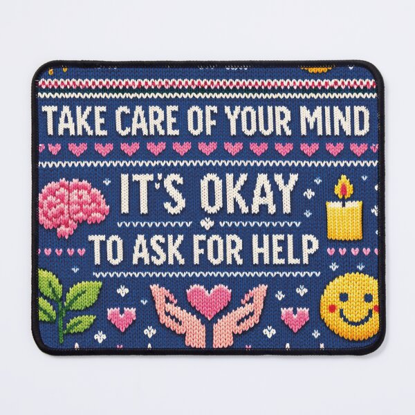 Item preview, Take Care: Aesthetic Mental Health Knitwear Design designed and sold by Mauswohn.