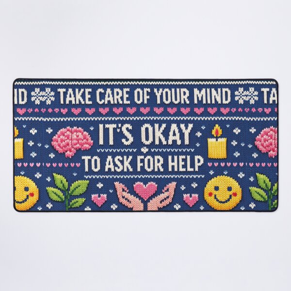 Item preview, Take Care: Aesthetic Mental Health Knitwear Design designed and sold by Mauswohn.