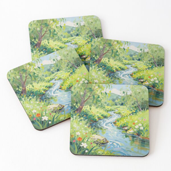 Item preview,  Spring Wildflowers Creek  designed and sold by SeaStarAlex.