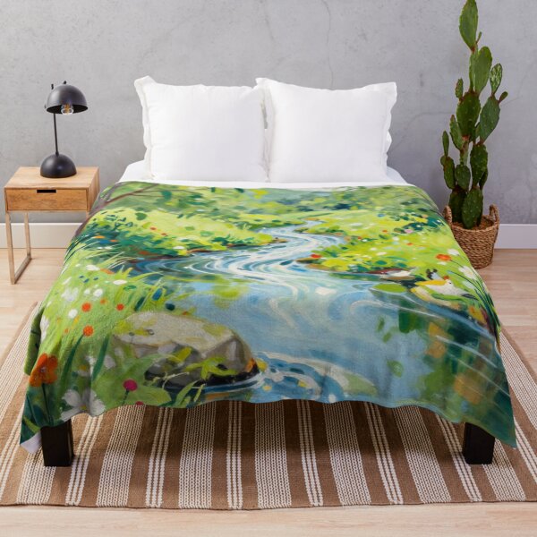 Item preview, Spring Wildflowers Creek designed and sold by SeaStarAlex.