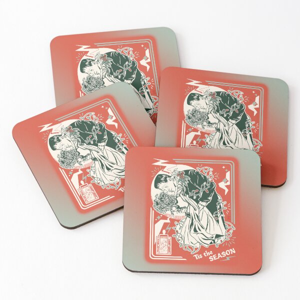 Item preview, Frankenstein Couple Romance Under A Mistletoe designed and sold by ZMcKDesign.