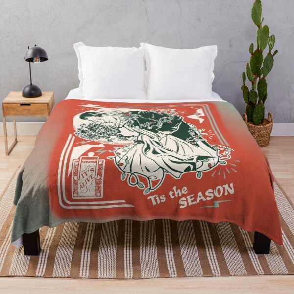Item preview, Frankenstein Couple Romance Under A Mistletoe designed and sold by ZMcKDesign.