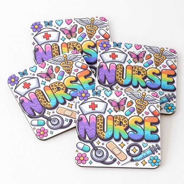 Item preview, Colorful Nurse Appreciation Word Art designed and sold by PixelVibe782.