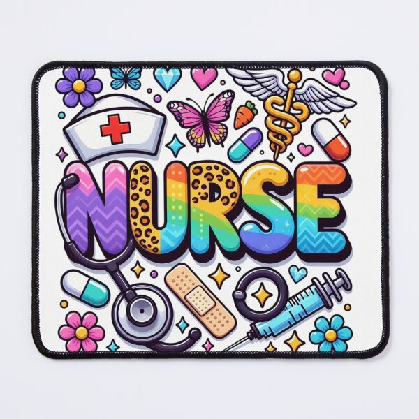 Item preview, Colorful Nurse Appreciation Word Art designed and sold by PixelVibe782.