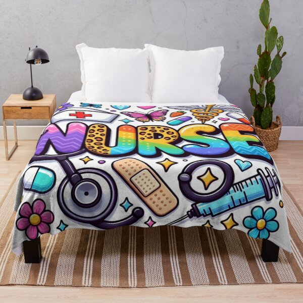 Item preview, Colorful Nurse Appreciation Word Art designed and sold by PixelVibe782.