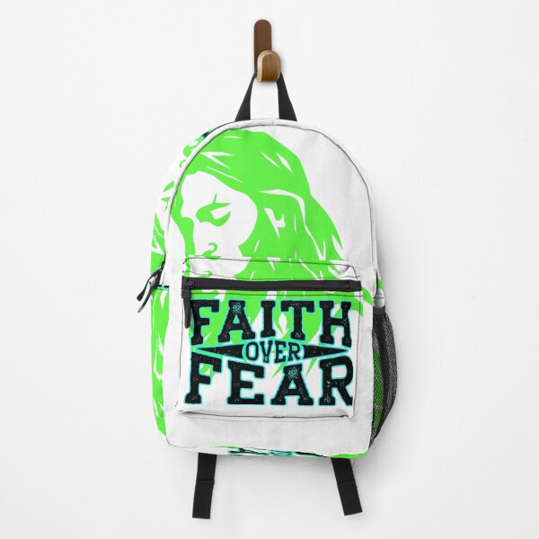 Item preview, Faith over Fear  -neon green silhouette of Jesus  designed and sold by THMKagutsuchi.