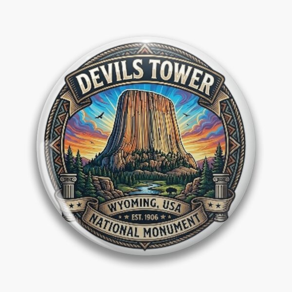 Item preview, DEVILS TOWER NATIONAL MONUMENT WYOMING designed and sold by likbatonboot.