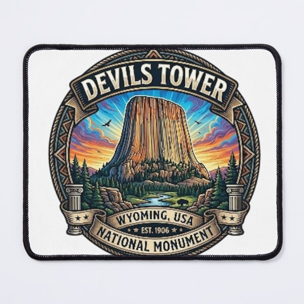 Item preview, DEVILS TOWER NATIONAL MONUMENT WYOMING designed and sold by likbatonboot.
