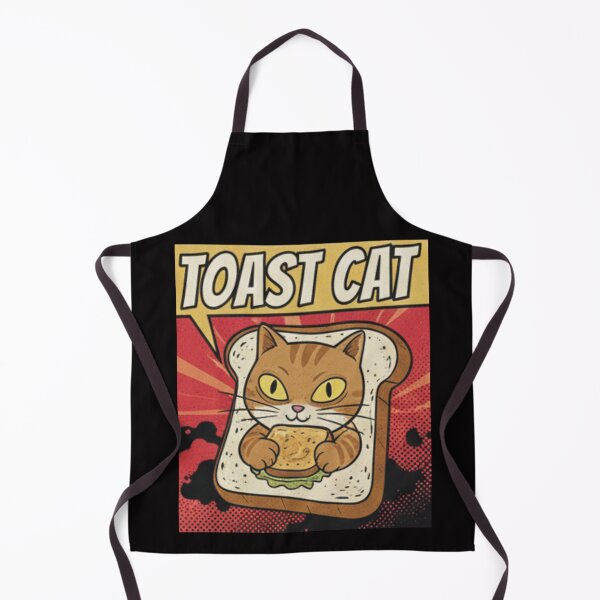 Item preview, toast cat designed and sold by Shop-Pi.