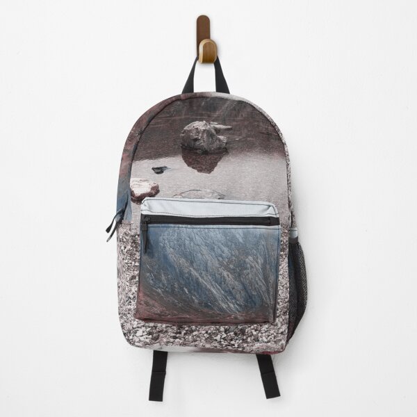 Item preview, Red Mountain Reflection – Surreal Nature Landscape designed and sold by Clauando.
