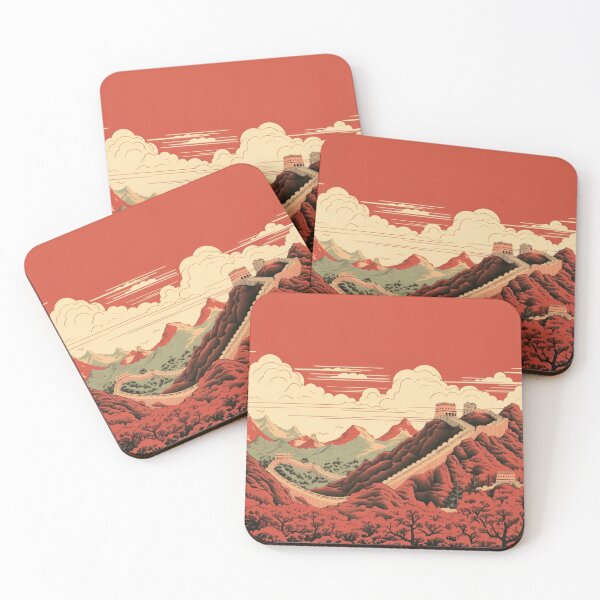 Item preview, The Great Wall: An aesthetic illustration for China fans designed and sold by Mauswohn.