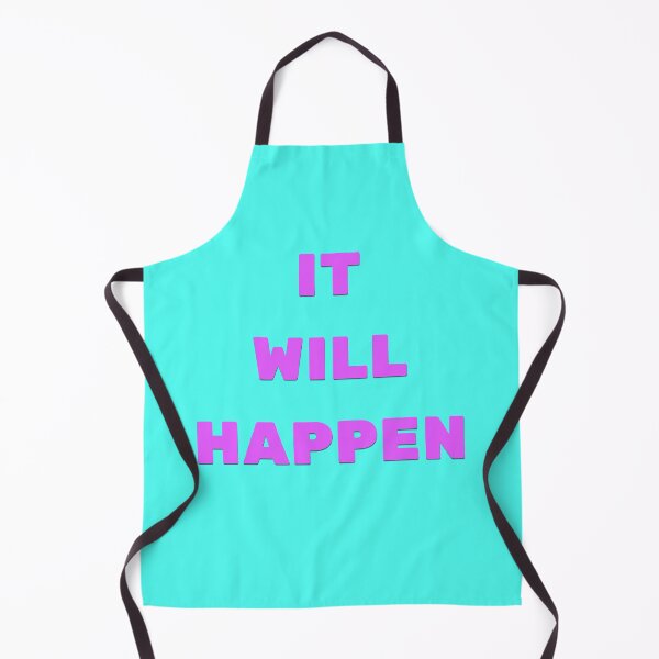 Item preview, “It Will Happen” in Aqua & Purple designed and sold by Ink & Print Store .