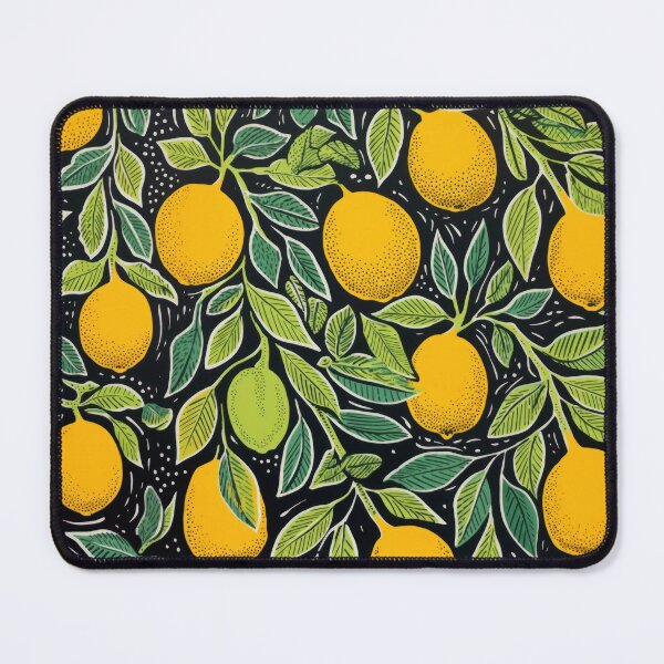 Item preview, Aesthetic lemon illustration: Fresh Mediterranean fruit design designed and sold by Mauswohn.