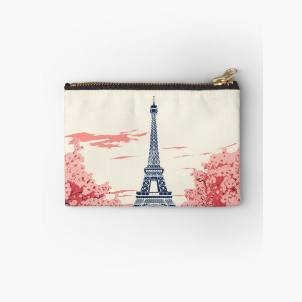 Item preview, Eiffel Tower Paris: Aesthetic illustration with cherry blossoms for France fans designed and sold by Mauswohn.