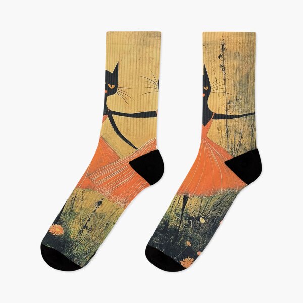Item preview, Black Cat Ballerinas in Haunted Forest designed and sold by TheBohemianLark.
