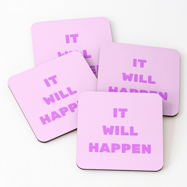 Item preview, “It Will Happen” in Baby Pink & Purple designed and sold by Ink & Print Store .