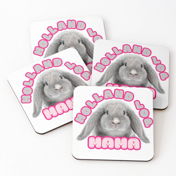 Item preview, Holland Lop Mama – Grey Lop Eared Bunny Design designed and sold by UUniqueIImprint.