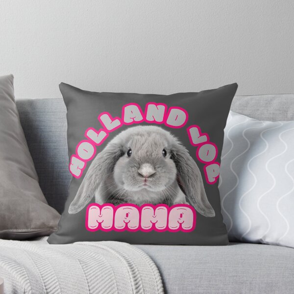 Item preview, Holland Lop Mama – Grey Lop Eared Bunny Design designed and sold by UUniqueIImprint.
