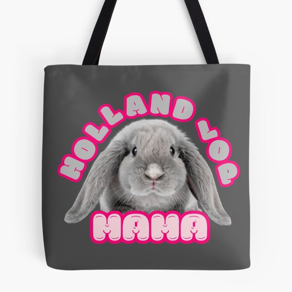 Item preview, Holland Lop Mama – Grey Lop Eared Bunny Design designed and sold by UUniqueIImprint.