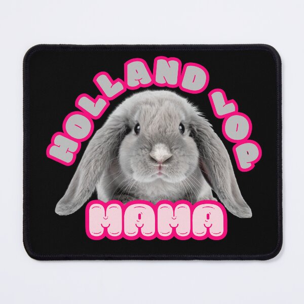Item preview, Holland Lop Mama – Grey Lop Eared Bunny Design designed and sold by UUniqueIImprint.