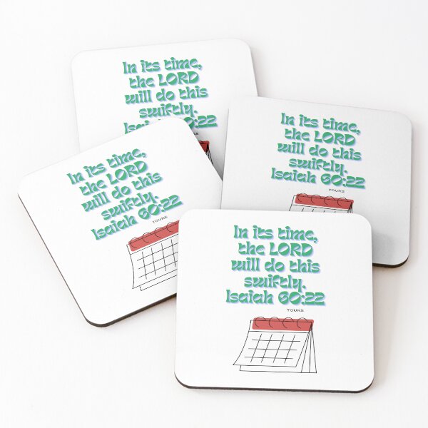 Item preview, Isaiah 60:22 In its time Bible Verse  designed and sold by GracefullyPaint.