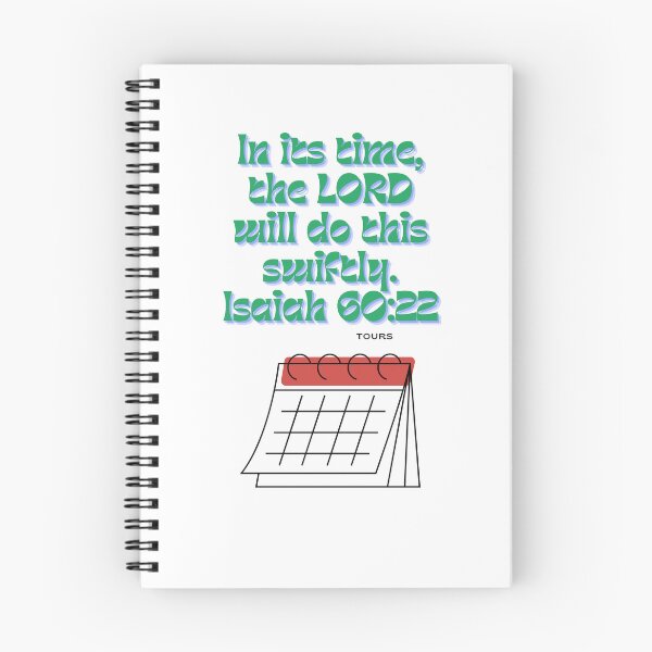 Item preview, Isaiah 60:22 In its time Bible Verse  designed and sold by GracefullyPaint.