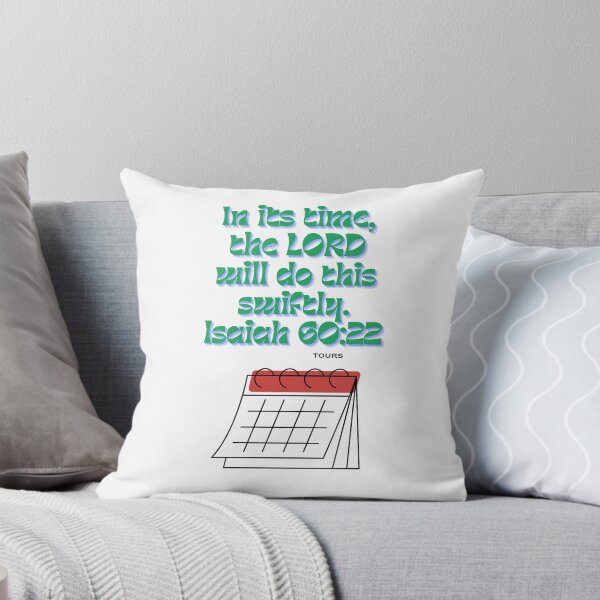 Item preview, Isaiah 60:22 In its time Bible Verse  designed and sold by GracefullyPaint.