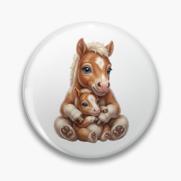 Item preview, Equestrian Tenderness: Horse Duo designed and sold by CHRIST5000.