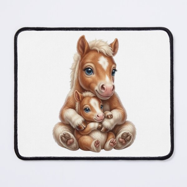 Item preview, Equestrian Tenderness: Horse Duo designed and sold by CHRIST5000.