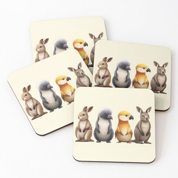 Item preview, Little Outback Zoo designed and sold by bubblyrainbow.