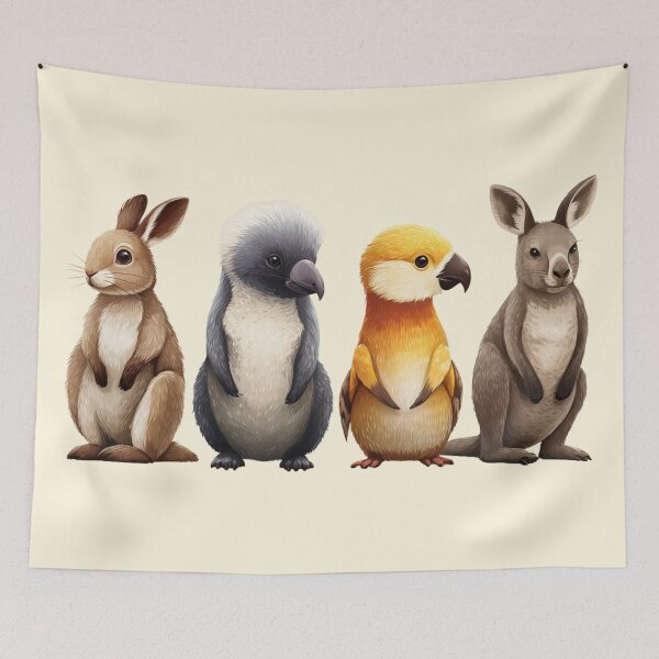 Item preview, Little Outback Zoo designed and sold by bubblyrainbow.