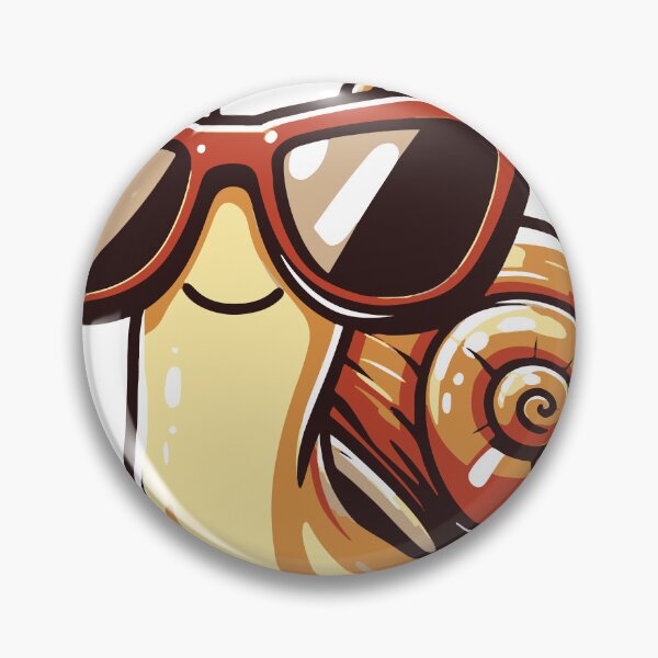 Item preview, A cool snail wearing sunglasses while slowly moving forward. The design humorously celebrates slow living and relaxed personalities.1 designed and sold by Dejbar.