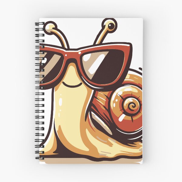 Item preview, A cool snail wearing sunglasses while slowly moving forward. The design humorously celebrates slow living and relaxed personalities.1 designed and sold by Dejbar.